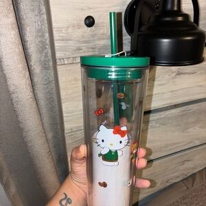 Hello Kitty Starbucks Collab Tumbler